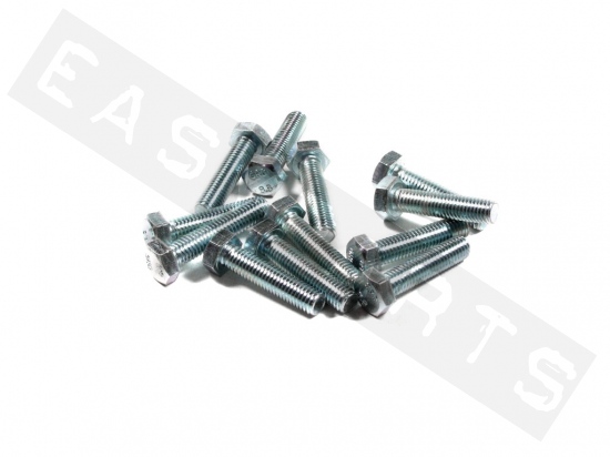Bullone esagonale M8x35 acciaio zincato (12 pezzi)