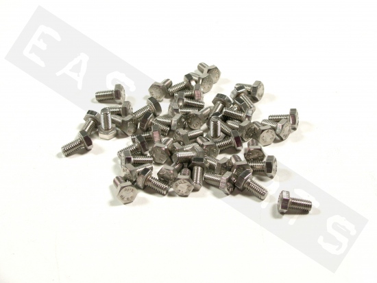 Hex head bolt M6x12 (1.00) stainless steel(50 pcs)