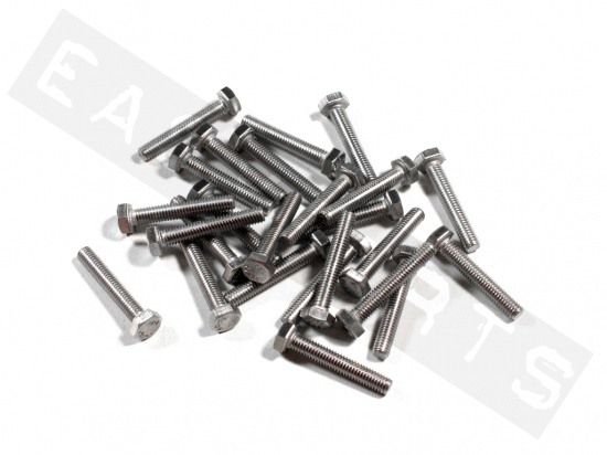 Hex head bolt M6x35 (1.00) stainless steel(25 pcs)
