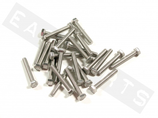 Hex head bolt M6x40 (1.00) stainless steel(25 pcs)
