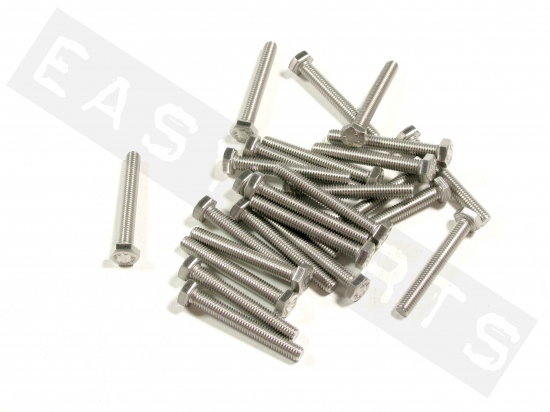 Hex head bolt M6x45 (1.00) stainless steel(25 pcs)