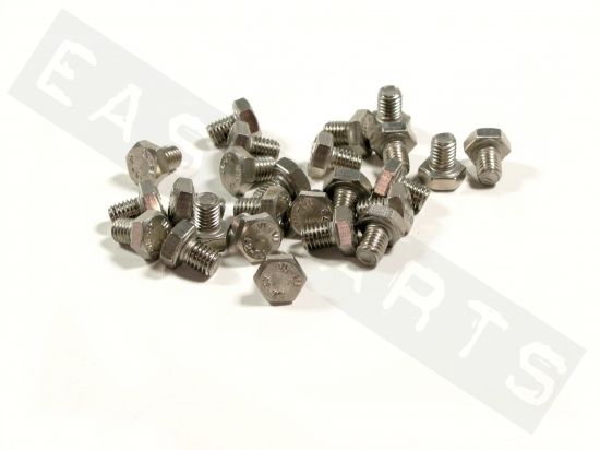 Hex head bolt M8x10 (1.25) stainless steel(25 pcs)