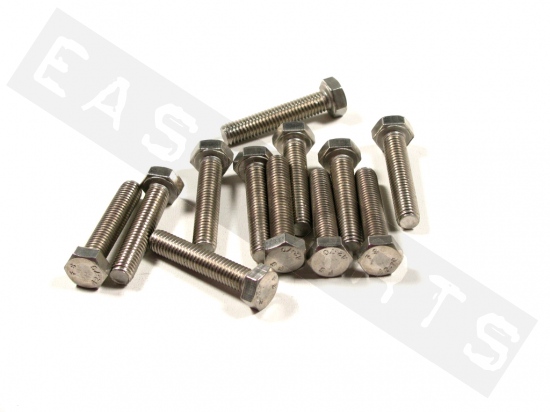 Bullone esagonale M8x40 acciaio inossidabile (12 pezzi)