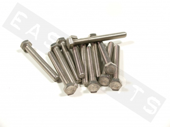 Bullone esagonale M8x70 acciaio inossidabile (12 pezzi)