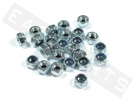 Self-Locking Nut M8 (1.25) galvanized steel (25 pcs)