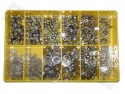 Kit contenitore dadi e rondelle acciaio inossidabile (1000 pezzi)