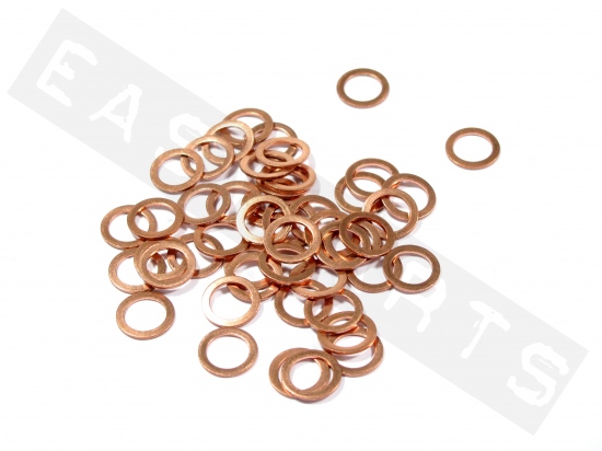 Washer M8x12x1 Copper 50 pieces