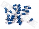 Bullet Terminal Male 4mm Blue (25 pieces)