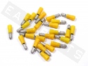 Bullet Terminal Male 4mm Yellow (25 pieces)