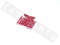 Bullet Terminal Female 4mm Red (25 pieces)
