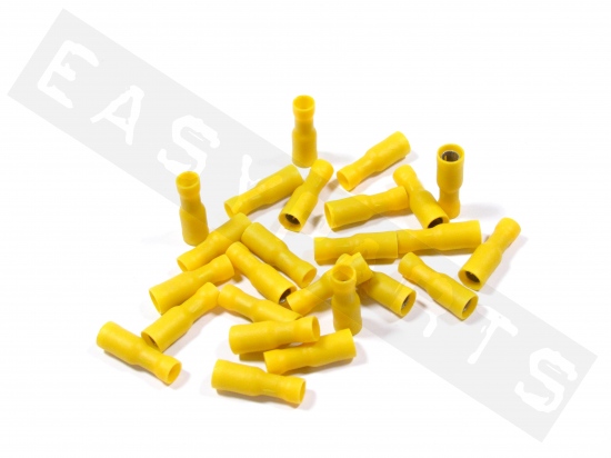 Bullet Terminal Female 5mm Yellow (25 pieces)