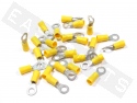Ring Terminal 6mm Yellow (25 pieces)