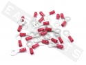 Ring Terminal 6mm Red (25 pieces)