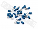 Ring Terminal 5mm Blue (25 pieces)