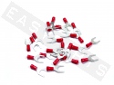 Fork Terminal 8mm Red (25 pieces)