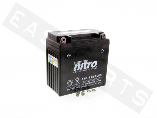 Batterie NITRO NB9-B 12V-9Ah (sans entretien, en gel)