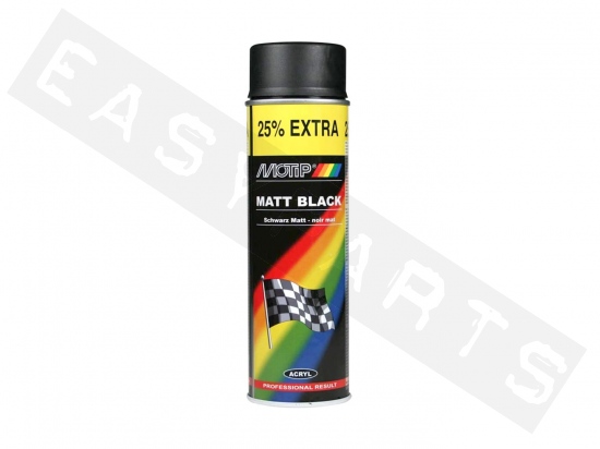 Spray Can MOTIP Mat Black 500ml