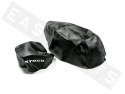 Couvres selles XTREME noir style carbone Kymco Agility R10 & 12