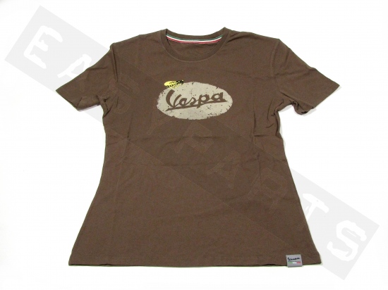 T-shirt VESPA 'Vespula' bordeaux Femme
