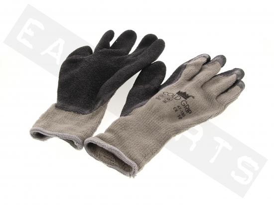 Werkhandschoen Oxxa Cold-Grip 47-180 Zwart/Grijs M10
