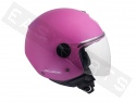 Helmet Demi Jet CGM 107A Florence Fuchsia (long visor)