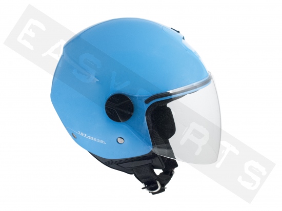 Helm Cgm Open Face 107a Florence Azzurro Metal Xl