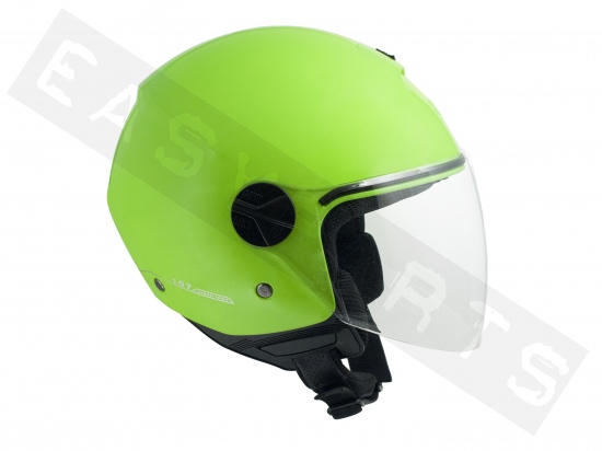 Helmet Demi Jet CGM 107A Florence Green (long visor)