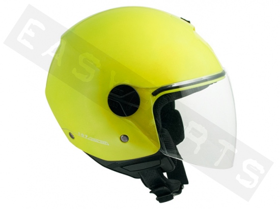 Helm Demi Jet CGM 107A Florence Neon Gelb (Visier lang)