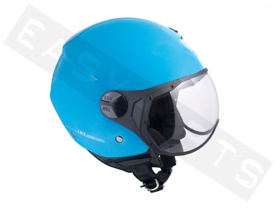 Helm Cgm Open Face 107a Florence Azzurro Metal Xs