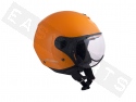 Helmet Demi Jet CGM 107A Florence Orange (shaped visor)