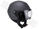 Helmet Demi Jet CGM 107A Florence Mono Satin Anthracite (formed visor)