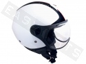 Helmet Demi Jet CGM 107DJ2 Deejay White (shaped visor)