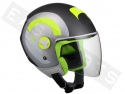 Helmet Demi Jet CGM 107R Taormina Titanium matt (long visor)