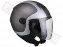 Helmet Demi Jet CGM 107V Positano Matt Titanium (Long Visor)