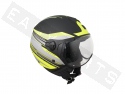 Helmet Demi Jet CGM 107X Manchester Matt Black (shaped visor)
