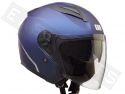 Helmet Demi Jet CGM 130A Daytona Matt Blue (double visor)