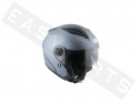 Helmet Demi Jet CGM 130A Daytona Matt Grey (double visor)