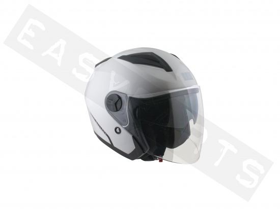 Helmet Demi Jet CGM 130A Daytona Silver (double visor)