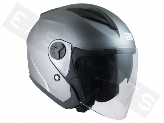 Helmet Demi Jet CGM 130A DAYTONA MONO antracite satin (double visor)