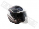 Helmet Demi Jet CGM 130G Phoenix Matt Blue (double visor)