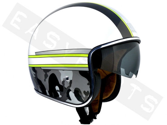 Helm Jet CGM Army Wit / Neon/ Camouflage