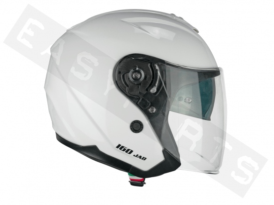 Helmet Demi Jet CGM 160A JAD MONO white (double visor)