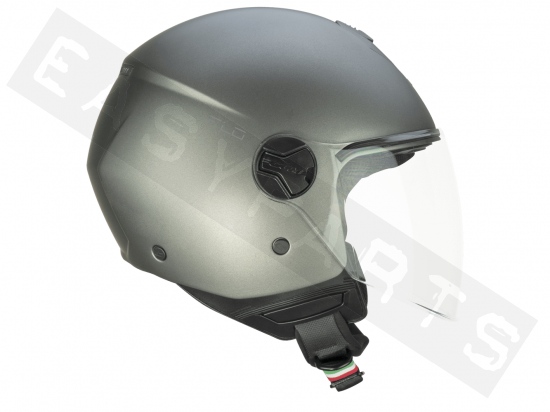 Helmet Demi Jet CGM 167A FLO MONO anthracite satin (long visor)