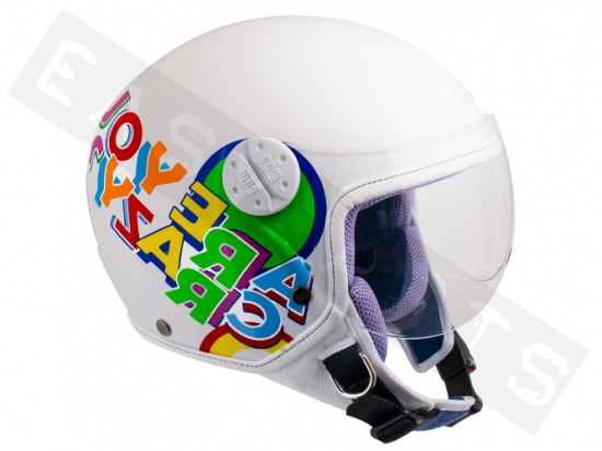 Helm Demi Jet Kinder CGM 205G Sport Weiß (Visier geformt)