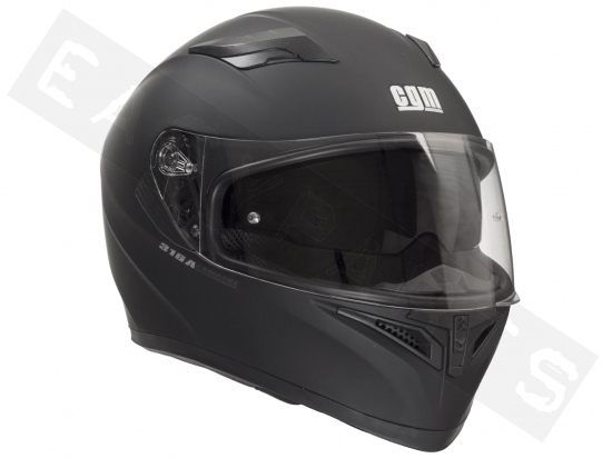 Helmet Full Face CGM 316A Tampere Matt Black (double visor)