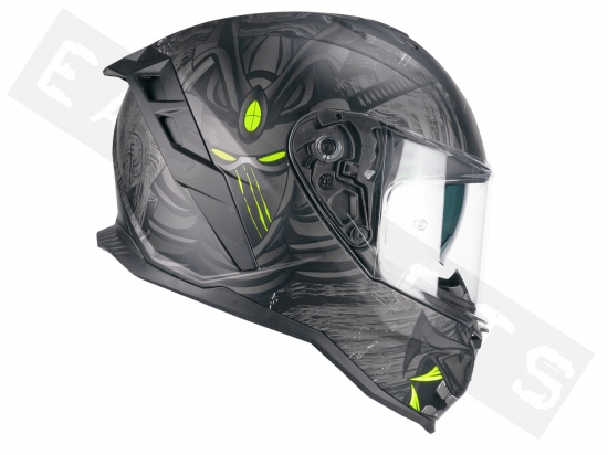 Helmet full face CGM 363A SHOT NIPPO black/yellow (double visor)
