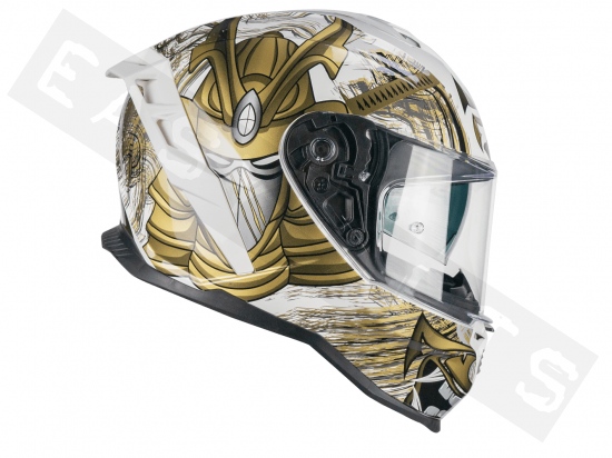 Helm Full Face 363s Shot Nippo Bianco Oro Xs (53-54cm)