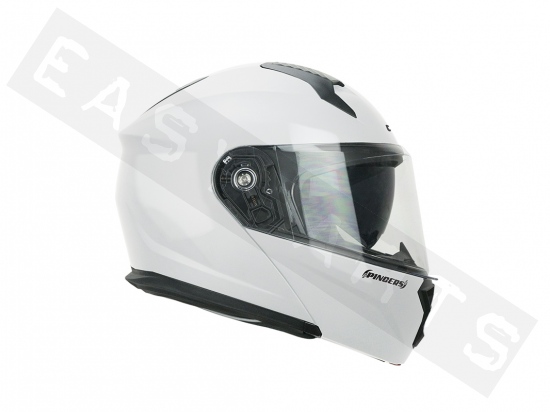 Modular helmet CGM 507A PINCERS MONO white (double visor)