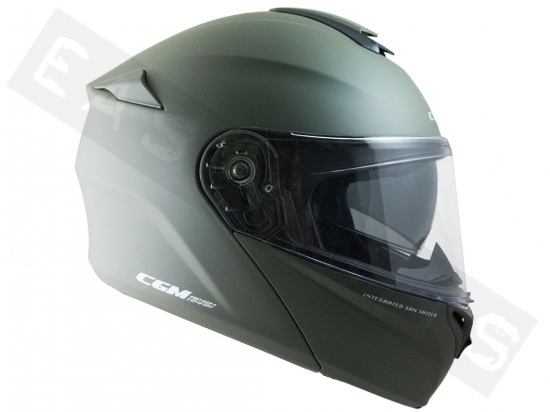 Modular Helmet CGM 508A Berlino Matt Green (double visor)