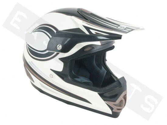 Helmet Cross CGM 610P Moonshine Carbon/ Kevlar Pearl White XXL